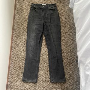 Abercrombie and Fitch Curve Love Ultra Hugh Rise 90s Straight Jean
